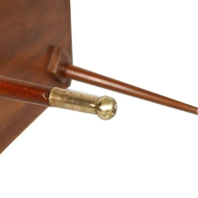 Italian Walnut Coffee Table, 1950s For Sale - Image 4 of 6