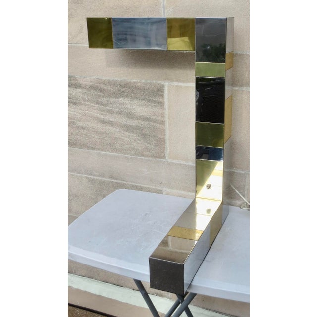 Chrome 1970s Paul Evans Cityscape Table Lamp For Sale - Image 8 of 17