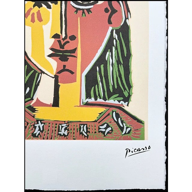 Modern After Pablo Picasso, Cubist Female Portrait, Print For Sale - Image 3 of 6