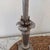 Silver 1970s Traditional Silver Metallic Table Lamp With Beige Bell Fringe Shade For Sale - Image 8 of 11