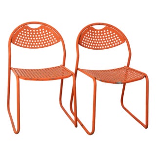Set of Vintage Italian Garden Chairs, 1970s For Sale