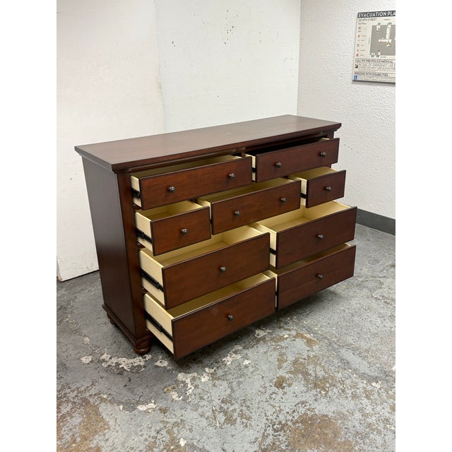 Aspenhome Cambridge Brown Cherry Dresser For Sale - Image 9 of 12