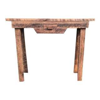 Console Table Reclaimed Oak For Sale