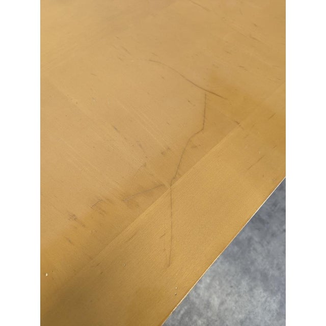 Conference Table in Maple Veneer, 1980s For Sale - Image 5 of 9