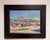 Beaches 7 by Jim Beckner | Oil on canvas Beach scene with umbrellas and people. For Sale