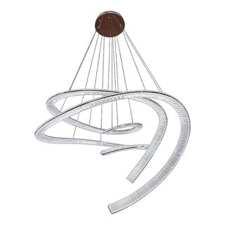 Collection Orione 2.0 Chandelier in Metal and Crystal by Jago For Sale