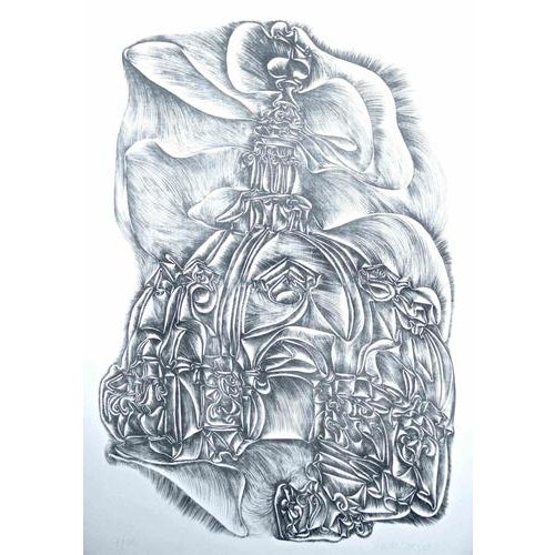 Lithograph on paper. Hand Signed and numbered. Edition of 105 of which 15 in Roman numbers. This piece is attributed to...