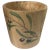 Hand-Painted Olive Branch Wooden Cachepot For Sale