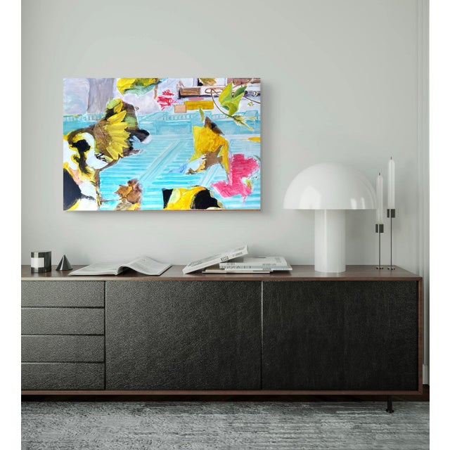 2000 - 2009 Doug Martin Oil Painting on Canvas 36" X 24" For Sale - Image 5 of 5