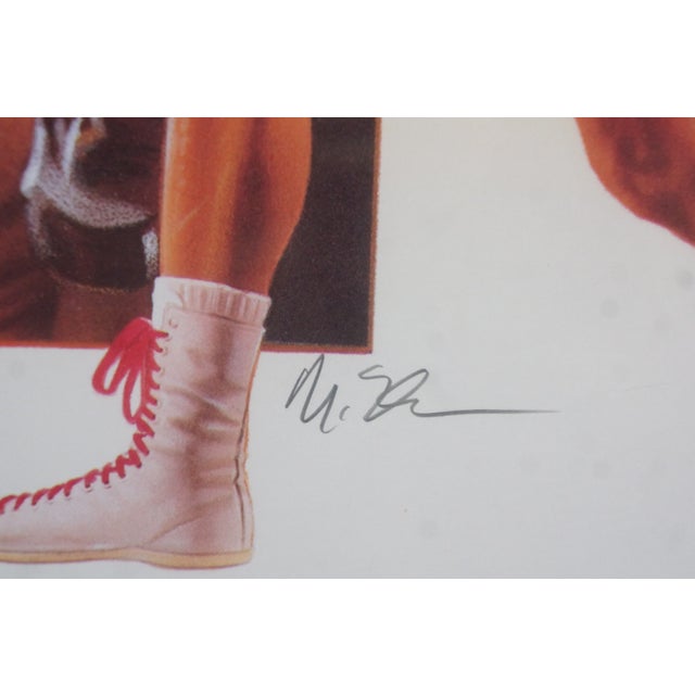 Paper Late 20th Century Muhammad Ali Michael Elins Signed Limited Edition Boxing Collage 31" For Sale - Image 7 of 14