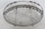 1960s Mayell Queen Anne Divided Glass Dish on Footed Silver Plated Handled Stand For Sale - Image 14 of 15