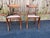 Mid 20th Century Set of 4 Tell City Duncan Phyfe Style Mahogany & Upholstered Dining Chairs For Sale - Image 13 of 15