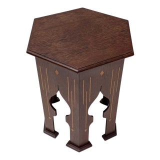 Arts and Crafts Side Table in Wenge, 1900s For Sale