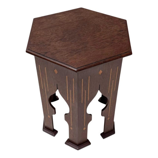 Arts and Crafts Side Table in Wenge, 1900s For Sale