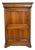 Vintage Louis Philippe Cherrywood Drop-Front Secretary Desk with Leather Top For Sale