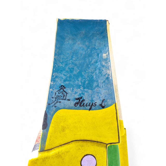 Postmodern Sculptural Chair and Table by Ludo Huys, 1990s, Set of 2 For Sale - Image 3 of 17