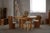 Wood Swedish Stump Chairs in Wood with Bouclé Seats, 1960s, Set of 4 For Sale - Image 7 of 18