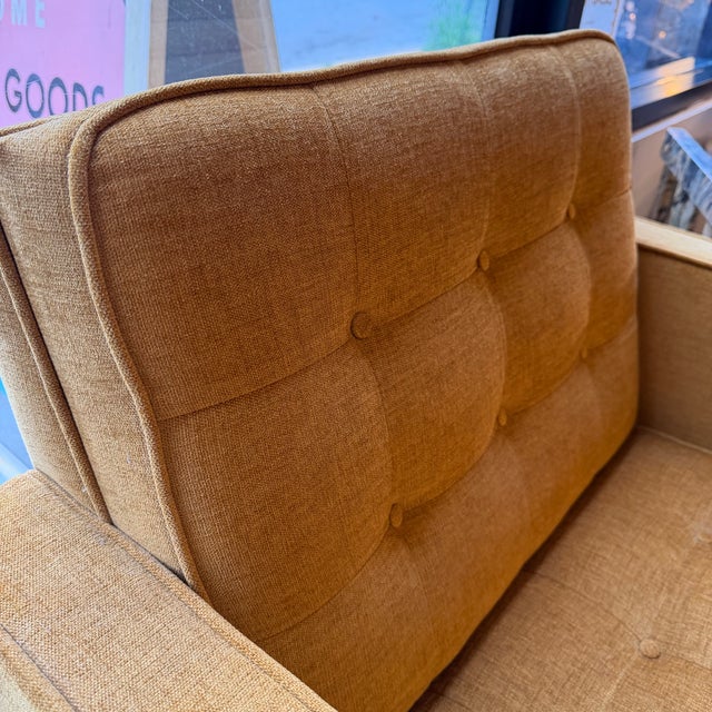 Original 1960's Steelcase Upholstered Armchair For Sale In Los Angeles - Image 6 of 9
