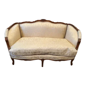 Century Furniture French Style Upholstered Settee