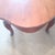 Late 19th Century Vintage Solid Wood French Style Oval Coffee Table With Bronze Leaf Accents For Sale - Image 5 of 14