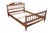 American Vintage Pennsylvania House Jenny Lind Style Cherry Full Size Spindle Bed For Sale - Image 3 of 12