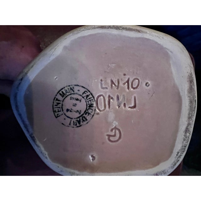 A Rare and highly collectable French glazed ceramic pitcher in the shape of a Rabbit. The design is a wonderfully detailed...