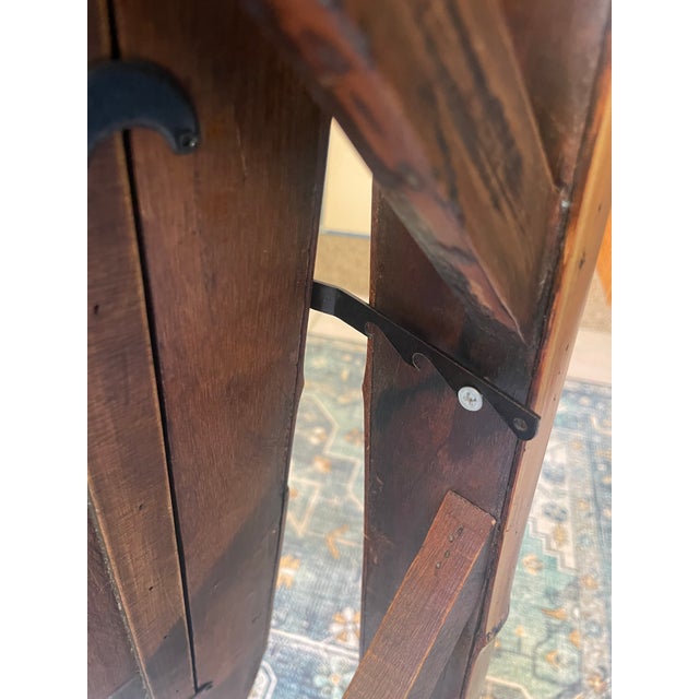 Vintage French Bamboo Cheval Mirror For Sale - Image 11 of 11