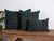 Antique Green Linen Cushion For Sale - Image 3 of 11