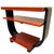 Wood 1930s Two-Tone Geometric Art Deco Side Table Attributed to Gilbert Rohde for Brown Saltman, Pair For Sale - Image 7 of 8