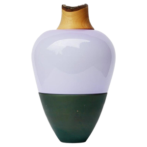 Lavender and Copper Patina India Vase I by Pia Wüstenberg