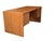 Chestnut 1960s Scandinavian Modern Teak Executive Desk With Floating Pedestal Design For Sale - Image 8 of 17