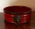 Metal 1810 English Regency Red Cinnabar Lacquer Wine Bottle Coaster For Sale - Image 7 of 9