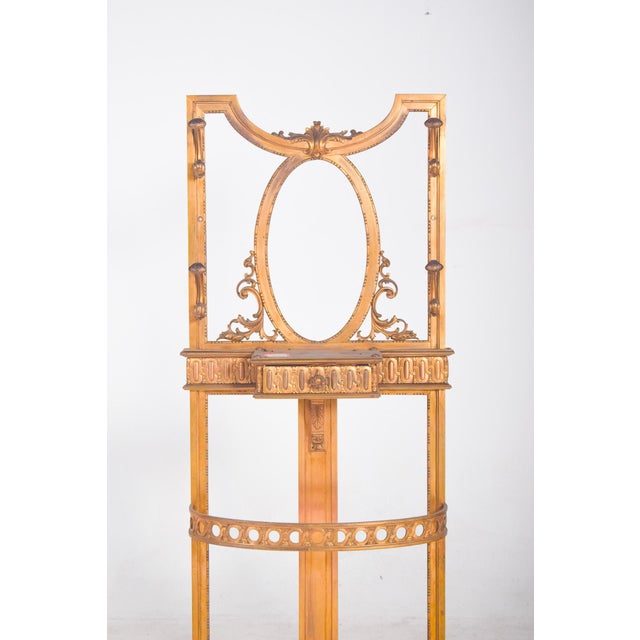 Portuguese Gilded Iron Coat Stand, 1920 For Sale - Image 4 of 9