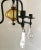1960s 1960s Erik Hoglund Three-Arm Chandelier With Amber Colored Glass For Sale - Image 5 of 7