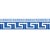 Schumacher X Mary McDonald Azulejos Border in Azure For Sale In Charlotte - Image 6 of 6