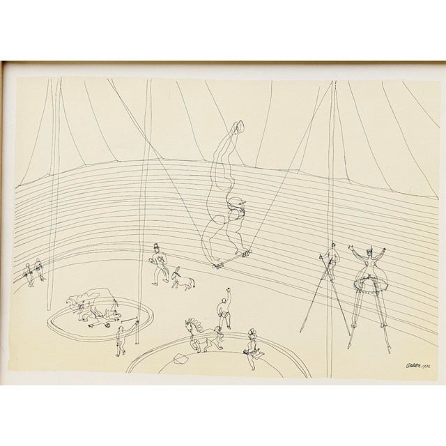 Artist - Alexander Calder Title - Circus & Trapeze Signed in the plate Edition - Original print from Art in America 1964...