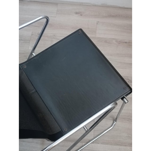 Black Monopoli Armchair by Pietro Arosio for Airon, 1970s For Sale - Image 8 of 13