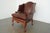 Traditional Old Hickory Tannery Leather Wingback Chair For Sale - Image 3 of 15