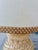 Beige 1970's Spanish Ceramic Trompe-l'Oeil Wicker Table Lamps With Matching Shades, a Pair For Sale - Image 8 of 16