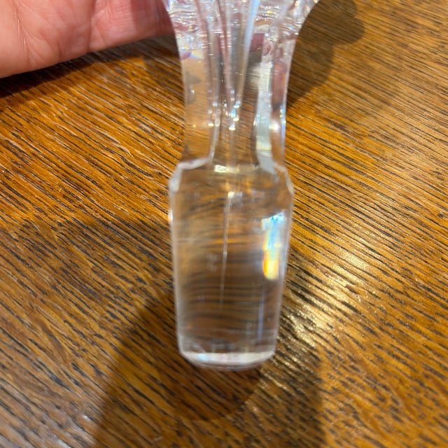 Early 20th Century Vintage Cut Glass Decanter For Sale - Image 5 of 9