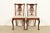 Henredon Style Georgian Carved Mahogany Side Chairs or Dining Chairs, Pair For Sale - Image 13 of 13