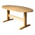 Oval Ash Breakfast Table With Trestle Base For Sale