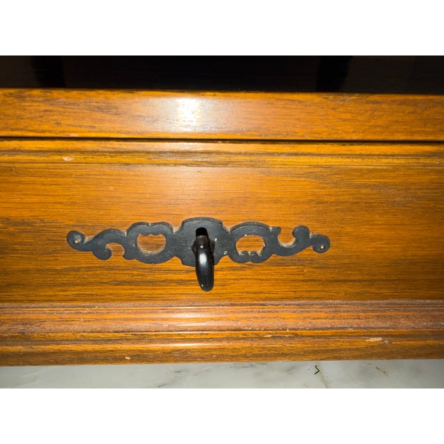 Mid-Century Modern Vintage Romweber Viking Oak Mid-Century End Table For Sale - Image 3 of 6