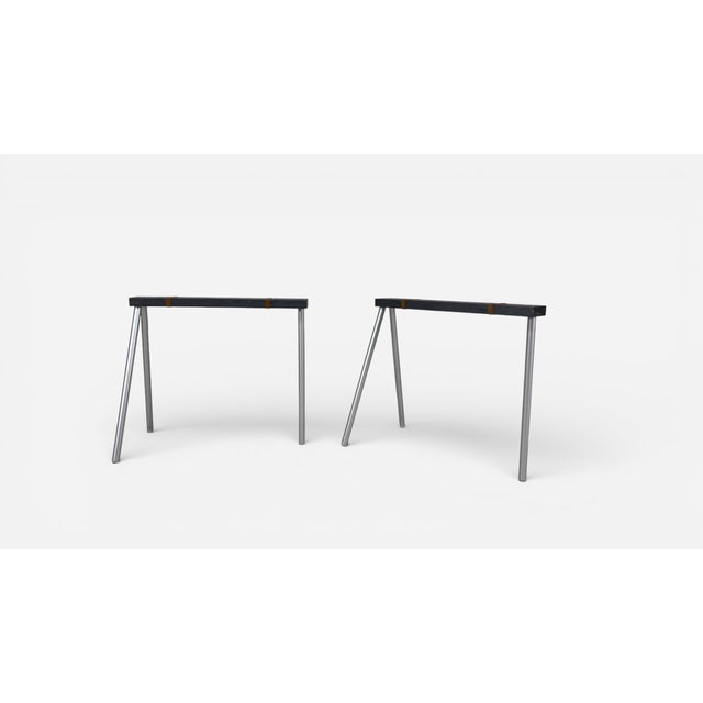 Dark Gray Schraag Table Legs by Maarten Van Severen for Bulo For Sale - Image 8 of 11
