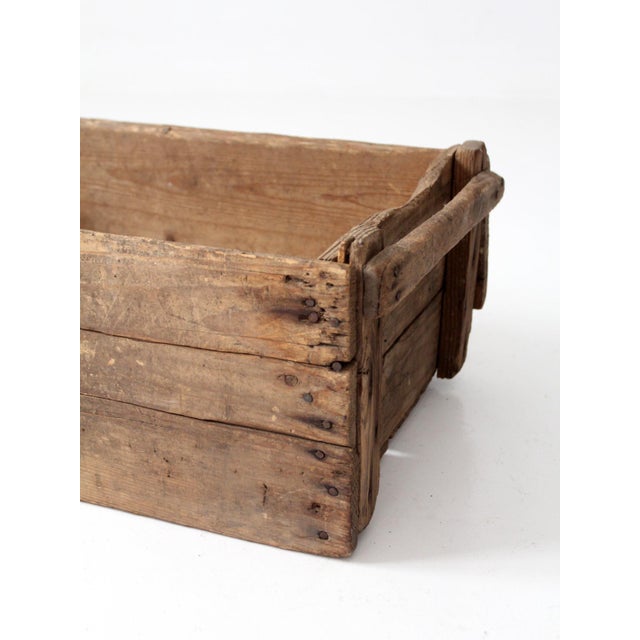 Antique Wood Farm Crate For Sale - Image 17 of 18