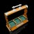 Antique Three Decanter Tantalus, English, Oak, Drinks Caddy, Edwardian, c.1910 For Sale - Image 11 of 12