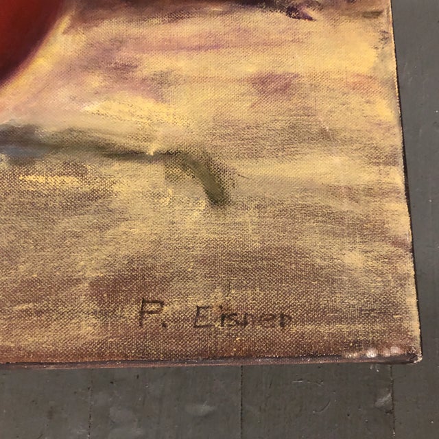 Original painting on stretched canvas 22 x 28 signed bottom right Unframed