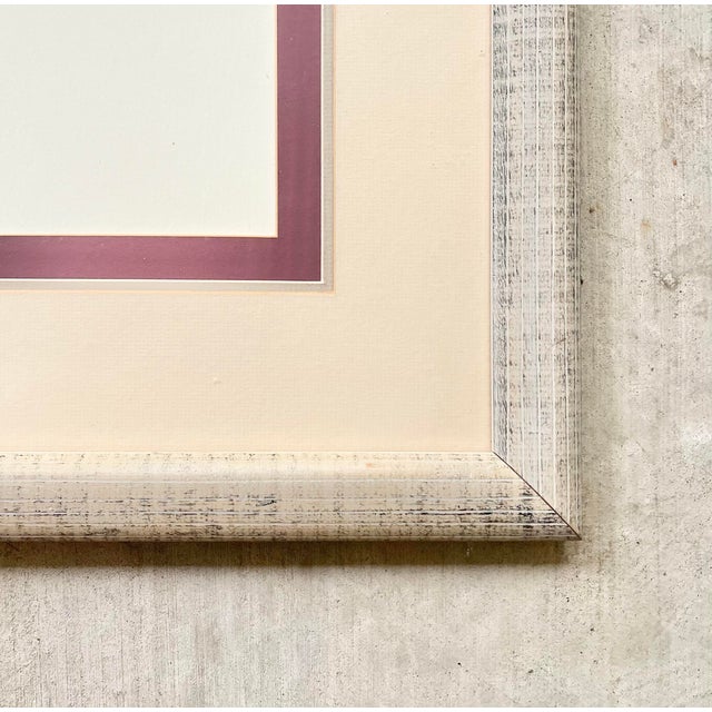 Printmaking Materials 1970s Rudy Montoya “The Healer” Framed & Singed Large Lithograph Print For Sale - Image 7 of 9