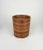 Italian Rattan and Bamboo Round Basket Plant Holder Vase, 1960s For Sale - Image 3 of 14