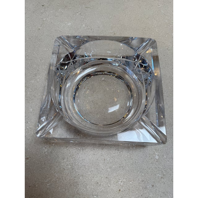 Large Crystal Ashtray, Italy, 1970s For Sale In Los Angeles - Image 6 of 7